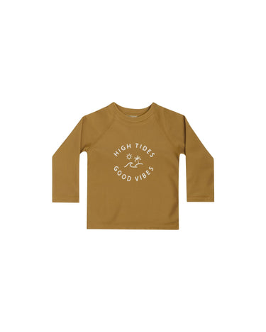 Rylee + Cru Rashgaurd Top, Ochre